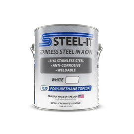 STEEL-IT FGPA1030G STEEL-IT FGPA1030G White Polyurethane Stainless Steel Paint, 1 Gallon