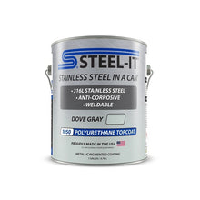 Load image into Gallery viewer, STEEL-IT FGPA1050G STEEL-IT FGPA1050G Dove Gray Polyurethane Stainless Steel Paint, 1 Gallon