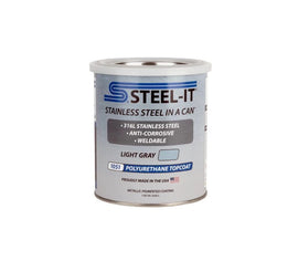 STEEL-IT FGPA1051Q STEEL-IT FGPA1051Q Light Gray Polyurethane Stainless Steel Paint, 1 Quart