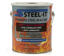 Load image into Gallery viewer, STEEL-IT FGPA5904G STEEL-IT FGPA5904G High-Temperature Anti-Corrosion Stainless Steel Paint, Gray, 1 Gallon