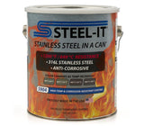 STEEL-IT FGPA5904G STEEL-IT FGPA5904G High-Temperature Anti-Corrosion Stainless Steel Paint, Gray, 1 Gallon