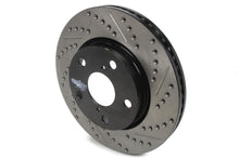 Load image into Gallery viewer, STOPTECH 127.44147CL Sport Cryo Drilled/Slott ed Brake Rotor; Front Le