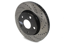 STOPTECH 127.44147CL Sport Cryo Drilled/Slott ed Brake Rotor; Front Le