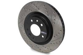 STOPTECH 127.45080CL Sport Cryo Drilled/Slott ed Brake Rotor; Front Le