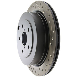 STOPTECH 127.47028L StopTech Sport Slotted & Drilled Rotor