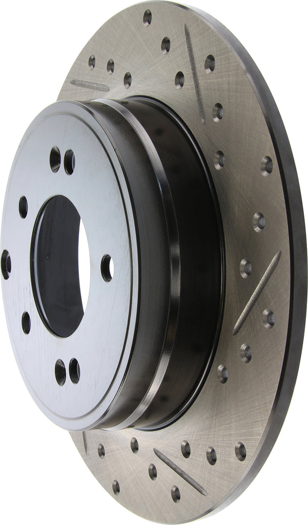 STOPTECH 127.51021L StopTech Sport Slotted & Drilled Rotor