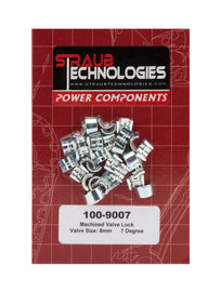 STRAUB TECHNOLOGIES INC. 100-9007 Valve Locks 7-Deg 8mm Machined Steel 16pk