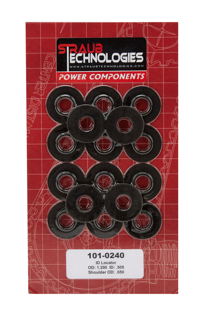 STRAUB TECHNOLOGIES INC. 101-0240 1.300 Valve Spring Locators .505 ID 16pk