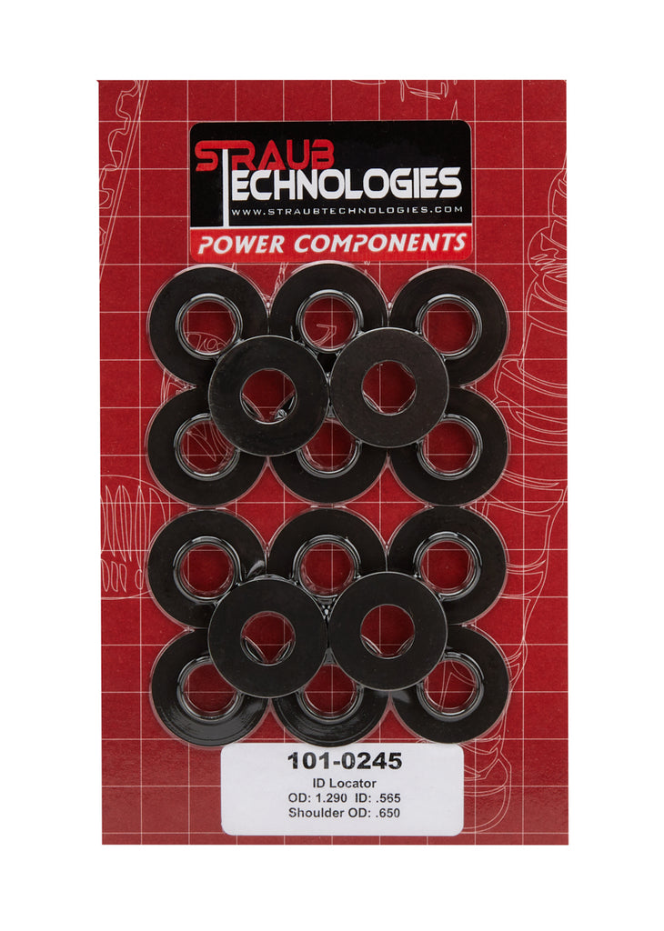 STRAUB TECHNOLOGIES INC. 101-0245 1.300 Valve Spring Locators .565 ID 16pk