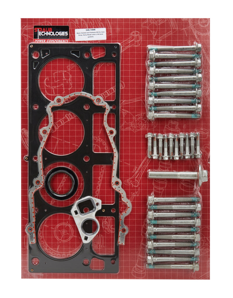 STRAUB TECHNOLOGIES INC. 346-1998 Cam Change Gasket & Bolt Kit  LS 04-Up Small Bore
