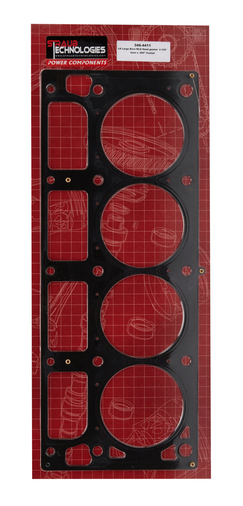 STRAUB TECHNOLOGIES INC. 346-4411 LS MLS Head Gasket 4.100 Bore .050