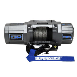 SUPERWINCH 1135250 3500lb Winch 40ft Syn thetic Rope Hawse