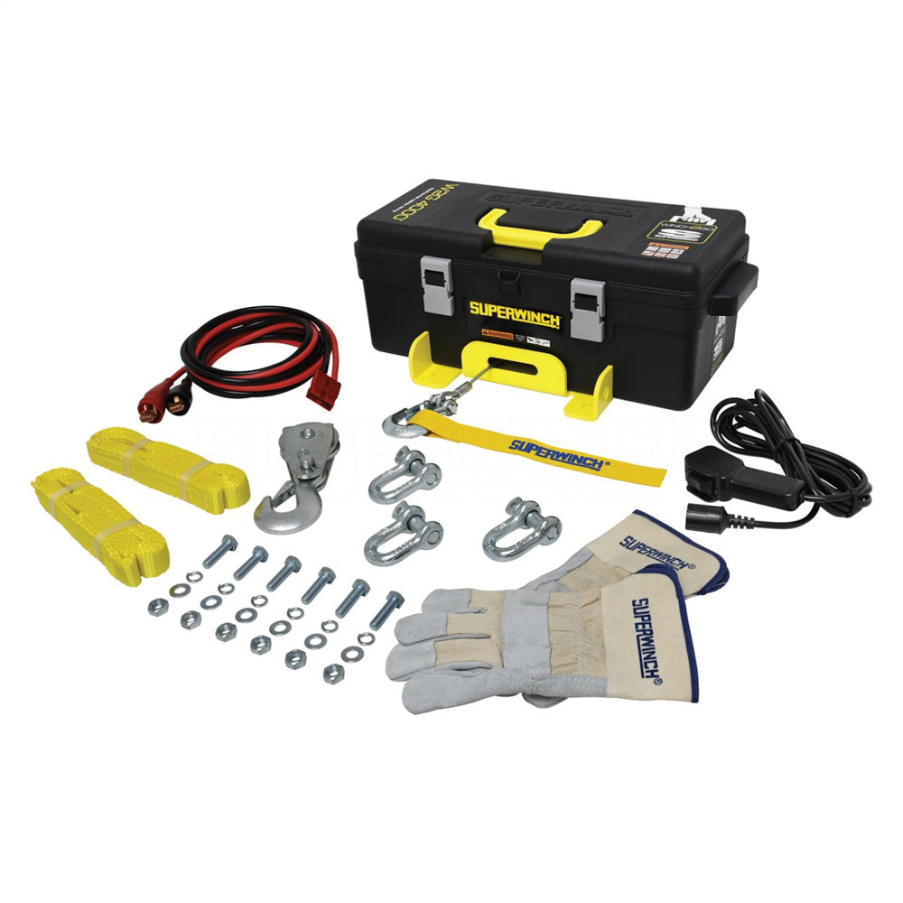 SUPERWINCH 1140222 Winch2Go 4000lb Winch Steel Rope