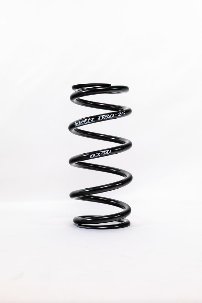 SWIFT SPRINGS 080-250-250 B Swift Springs Coilover Spring 8 inch x 2.5 inch x 250 lb/in - Steel Black Powder Coat