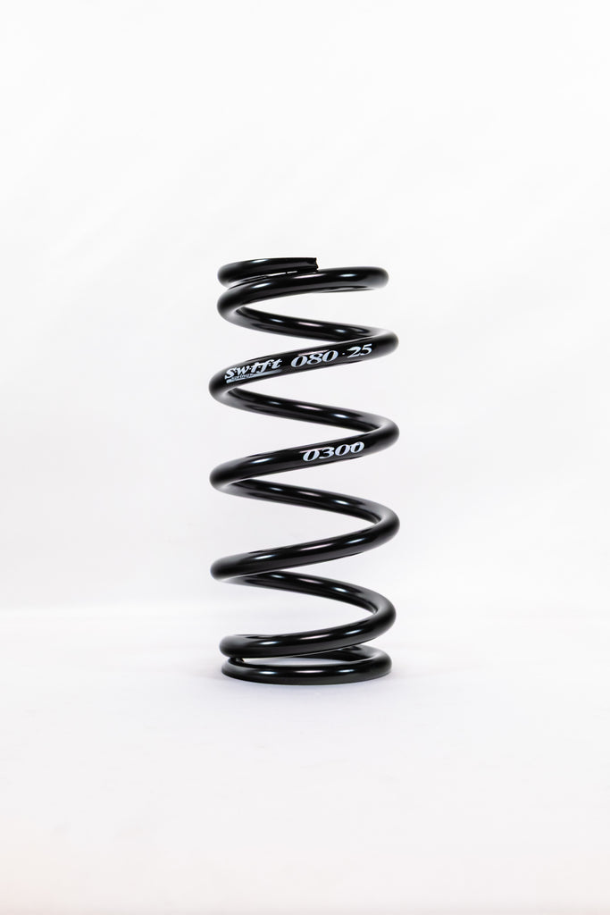 SWIFT SPRINGS 080-250-300 B Swift Springs Coilover Spring 8 Inch Length, 2.5 Inch Inner Diameter, 300 lb/in Rate - Part #080-250-300 B