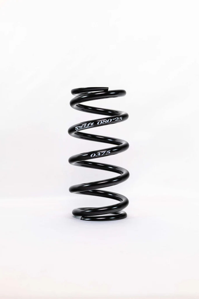 SWIFT SPRINGS 080-250-375B SWIFT SPRINGS Coilover Spring 8 in x 2.5 in x 375 lb/in - Steel, Black Powder Coat Part #080-250-375B