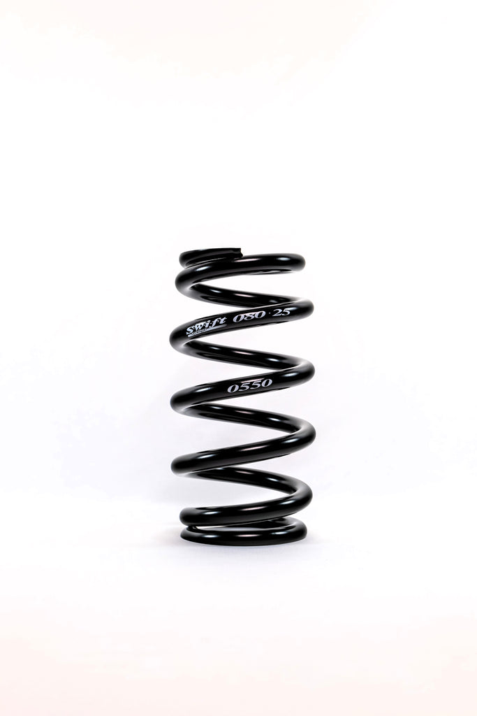 SWIFT SPRINGS 080-250-550 B SWIFT SPRINGS Coil Over Spring 8 in Length, 2.5 in Diameter, 550 lb/in Spring Rate - Part #080-250-550 B