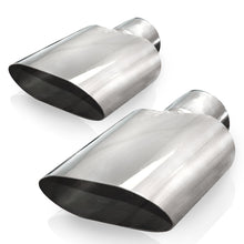 Load image into Gallery viewer, STAINLESS WORKS 781300 Big Oval Exhaust Tips 3in Inlet