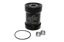 SYSTEM ONE 209-561BPS Billet Oil Filter w/Blt Cap 45 Micron - Black