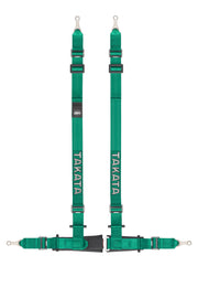 TAKATA TR74001US-H2 Harness Drift 4 Pt Bolt- 2in Shldr & Lap Green