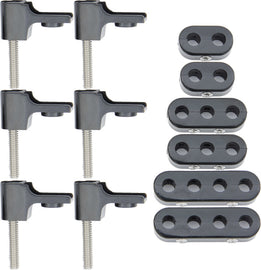 TAYLOR/VERTEX 42500 V8 Horizontal Wire Loom Kit Black 7-8mm