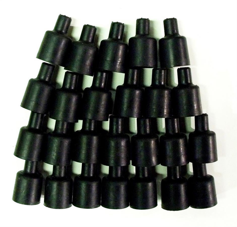 TAYLOR/VERTEX 44076 Coil Wire Boot - 180-Deg 25pk - Black