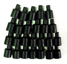 TAYLOR/VERTEX 44076 Coil Wire Boot - 180-Deg 25pk - Black