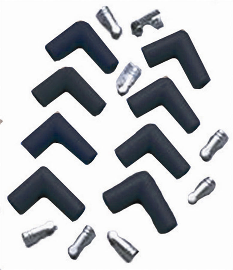 TAYLOR/VERTEX 46001 Spark Plug Boot & Termnl Kit 90 Degree Black