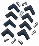 TAYLOR/VERTEX 46001 Spark Plug Boot & Termnl Kit 90 Degree Black