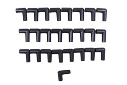 TAYLOR/VERTEX 46201 Spark Plug Boots (25pk) 90-Degree  Black