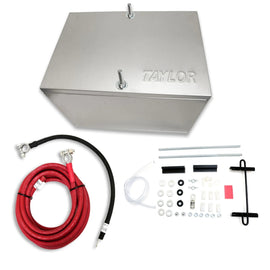 TAYLOR/VERTEX 48103 Battery Box Alum. NHRA w/1 Gauge Cable