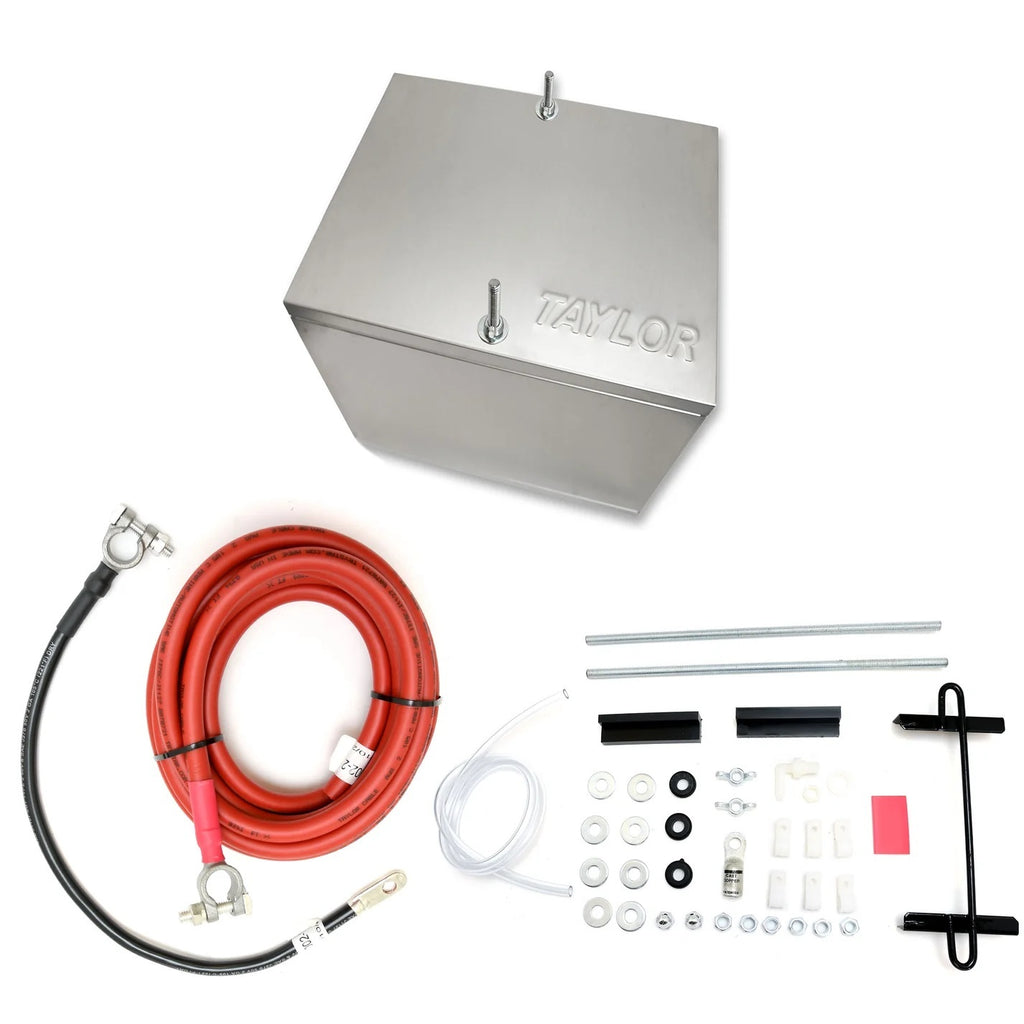 TAYLOR/VERTEX 48201 Aluminum 200 Series Battery Box w/2 ga Cable