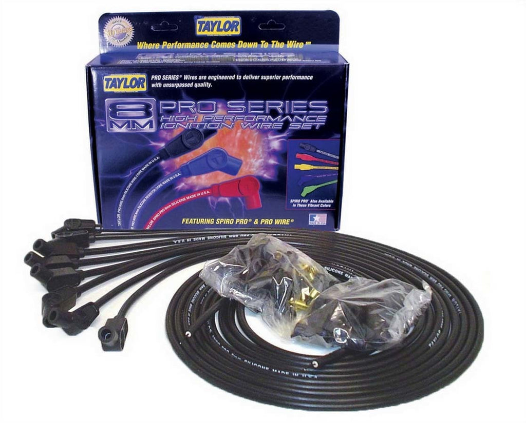 TAYLOR/VERTEX 73053 8mm Black Spiro-Pro Wire
