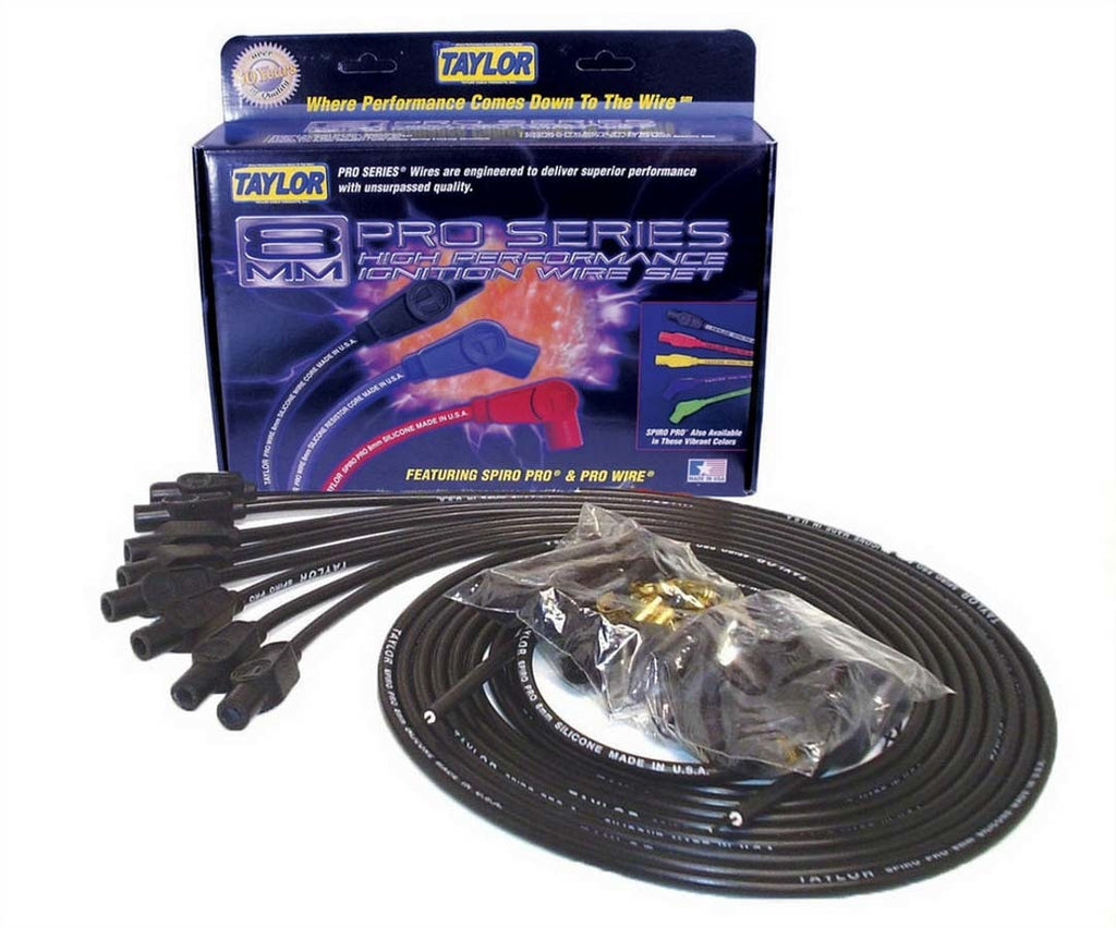 TAYLOR/VERTEX 73055 8mm Black Spiro-Pro Wire