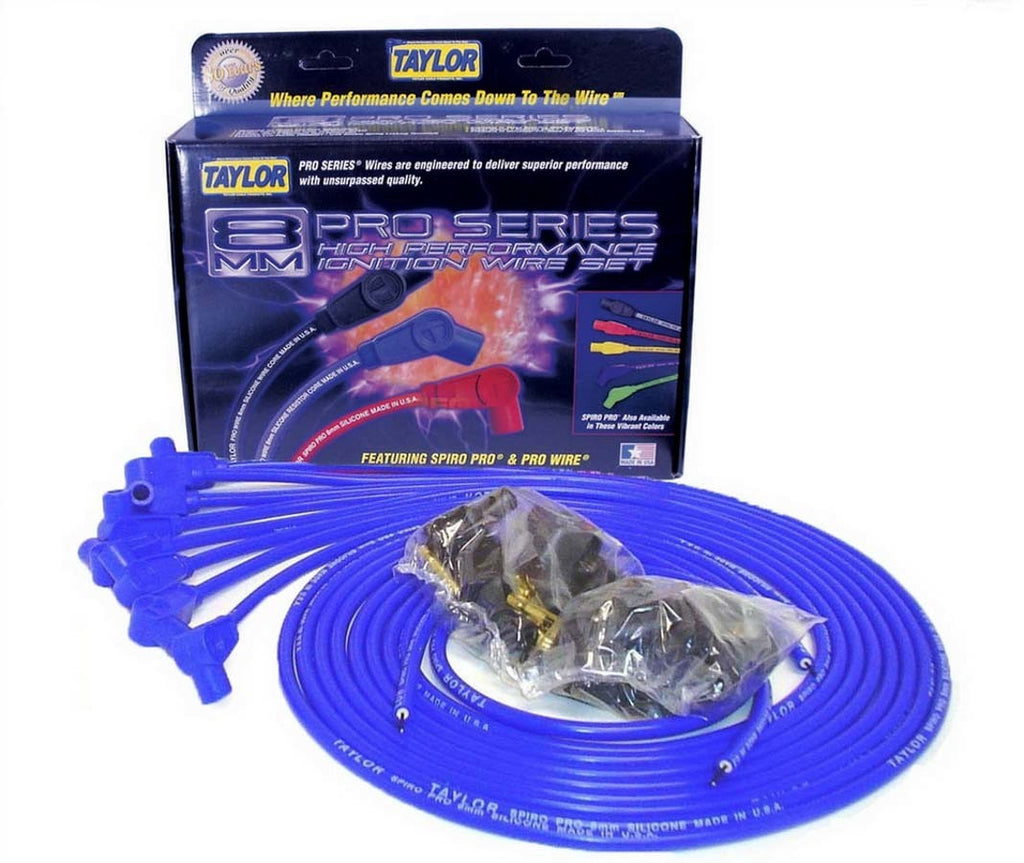 TAYLOR/VERTEX 73651 8mm Blue Spiro-Pro Wires