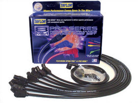 TAYLOR/VERTEX 76031 Spark Plug Wire Set 8mm Spiro Black