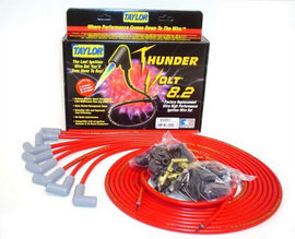TAYLOR/VERTEX 83251 Univ Thundervolt Plug Wire Ste 90 deg Red