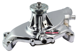 TUFF-STUFF 1496NA BBC Short Water Pump Aluminum Smooth Chrome