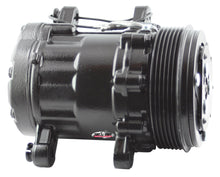 Load image into Gallery viewer, TUFF-STUFF 4517NC6GBLA Peanut A/C Compressor 6 Groove Pulley Black