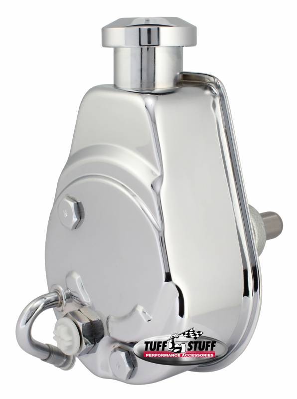TUFF-STUFF 6189A GM Power Steering Pump Press fit shaft chrome