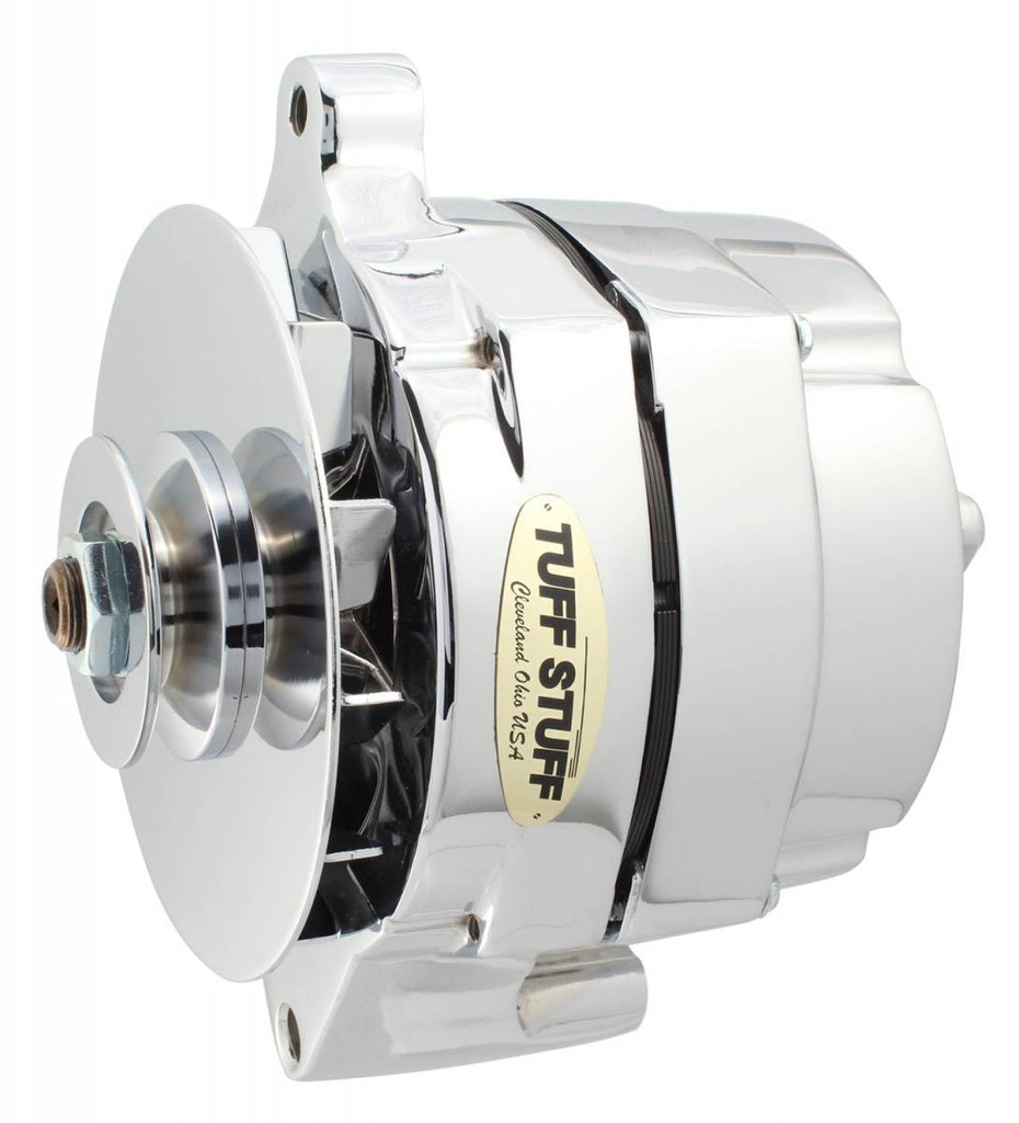 TUFF-STUFF 7078NB Ford Alt 70 Amp Chrome 1 Wire 1 Groove Pulley