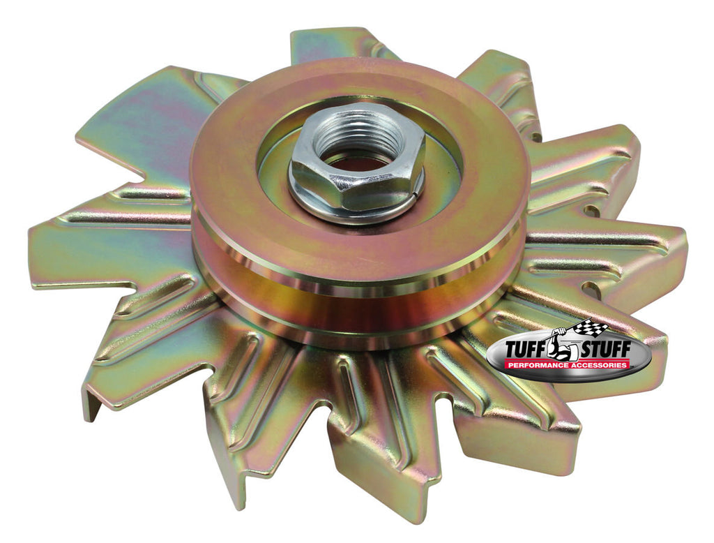 TUFF-STUFF 7600AD Alternator Gold Zinc Fan And Pulley Combo