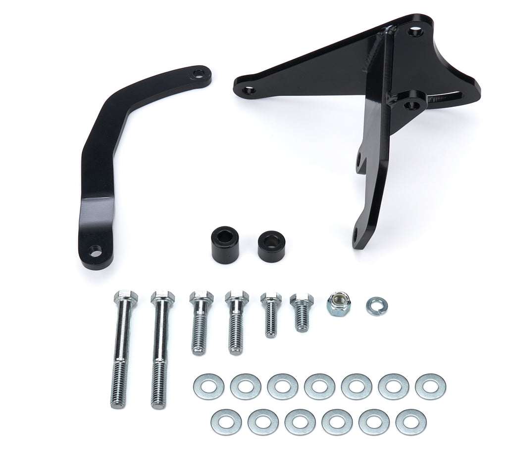TUFF-STUFF 7667B Alternator Bracket SBC Short Water Pump Black