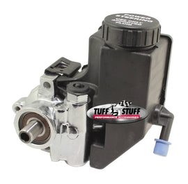 TUFF-STUFF 7890C Type II Power Steering Pump w/Reservoir Chrome