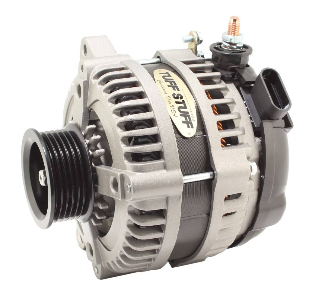 TUFF-STUFF 8320FC6GOE 225 MAX AMP Alternator 6-Groove OEM Wire  Cast
