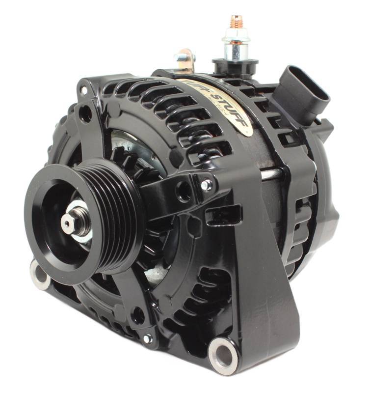 TUFF-STUFF 8435B6GOE LS225 Max Amp Alternator 6 Groove OEM Wire Black