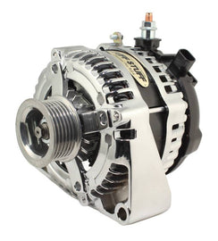 TUFF-STUFF 8435C6G1W LS225 Max Amp Alternator 6 Groove 1-Wire Chrome