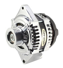 Load image into Gallery viewer, TUFF-STUFF 8441C6G1W 225 MAX AMP Alternator 6 Groove 1 Wire Chrome