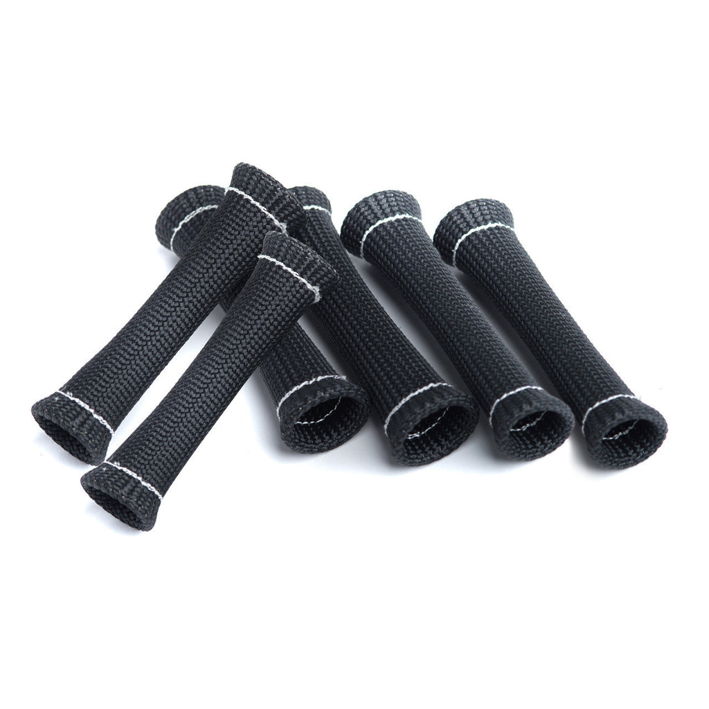 THERMO-TEC 14272 Cool-It Plug Wire Sleeve 6 Pack Black
