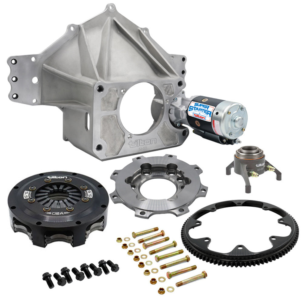 TILTON 52-74120 Bellhousing Kit Crate SBC 5.5in 2 Disc 26spl